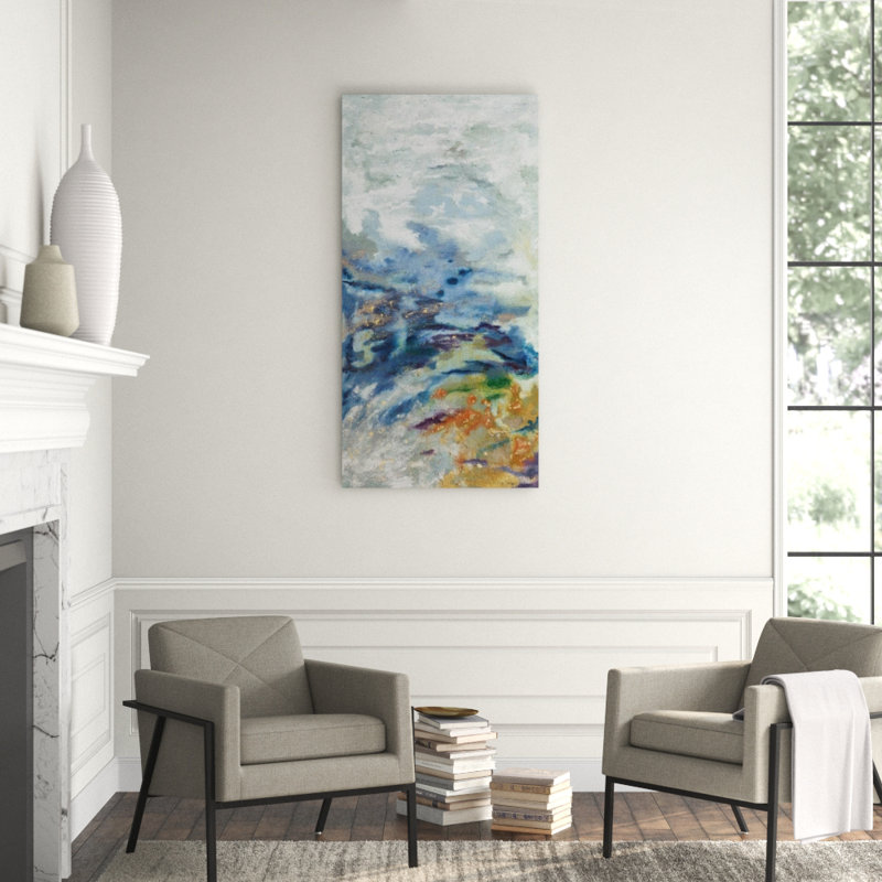 «Light, Cloud, and Wind I» par Derek Shaw - impression sur toile tendue, H 60 po x l 30 po x P 1,5 po, Couche de verre