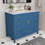 Meuble-lavabo moderne en bois massif de 42 po avec comptoir en pierre frittée et 9 tiroirs-133403560-133403562
