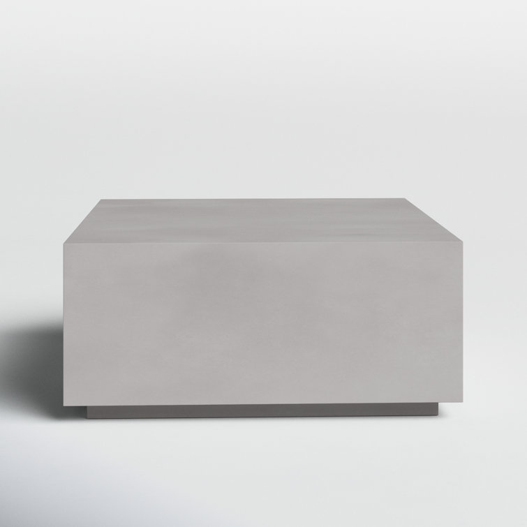 Libbie 33.5'' Stone Outdoor Coffee Table