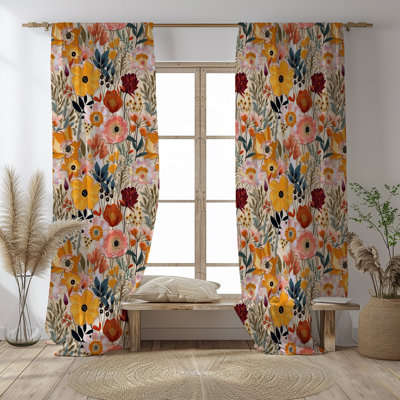 Peryman Room Darkening Curtain Pair