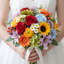 Ensemble de 38 fleurs artificielles arc-en-ciel, roses artificielles multicolores et fleurs mélangées pour les bouquets de mariage, les centres de table et la décoration intérieure