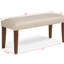 Banc rembourré