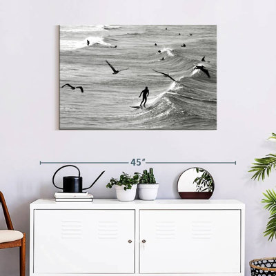 Venice Beach Surfer Monochrome