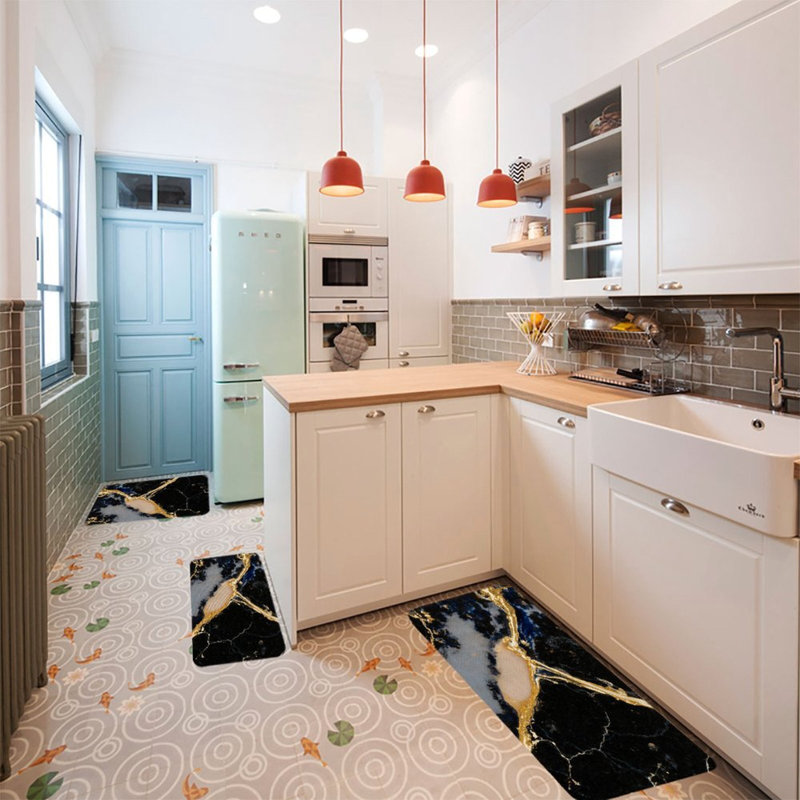 Tapis de cuisine, bureau et salle de bain 3 pièces