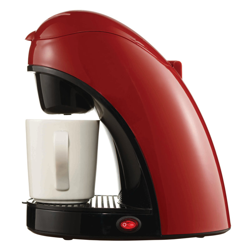 Brentwood Appliances Single Cup Coffee Maker, Red