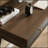 Mid Century Desk , Modern Writing Study Desk With Drawers, Multifunctional Home Office Computer Desk Walnut+Dark Grey