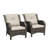 Patio Outdoor Wicker Lounge Chairs Set of 2-88681809