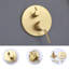 2-Setting 10" Round Shower System Including Rain Shower Head and Handheld Spray with Pressured-Balanced Valve-70166574
