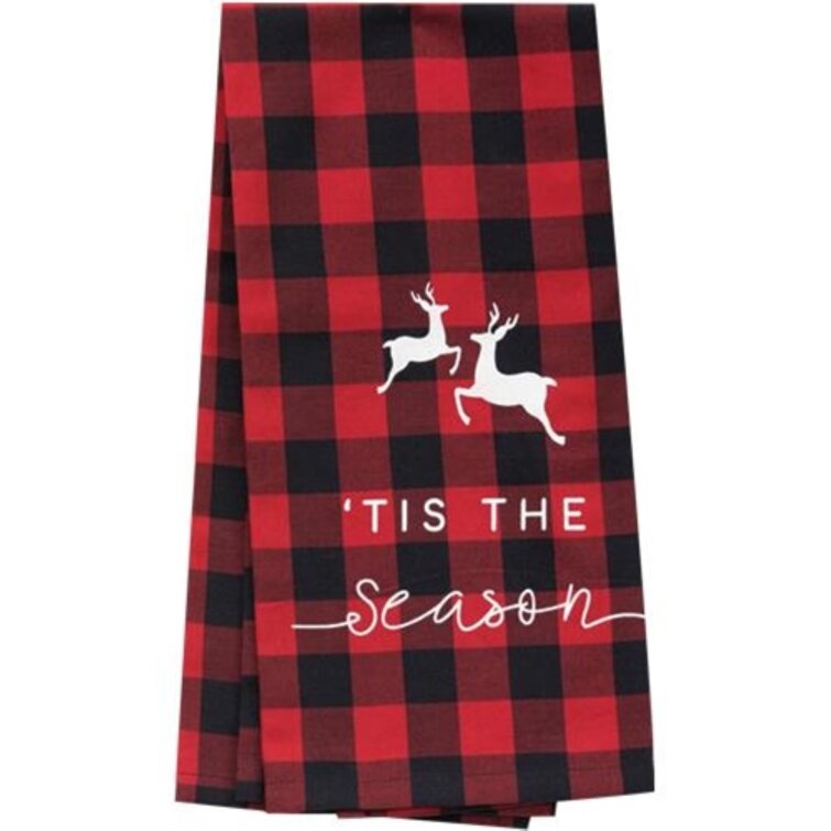 https://assets.wfcdn.com/im/10047598/resize-h755-w755%5Ecompr-r85/1493/149310852/Red+Buffalo+Check+Tis+The+Season+Towel.jpg