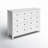 Renee 8-Drawer Solid and Manufactured Wood Double Dresser -92142894