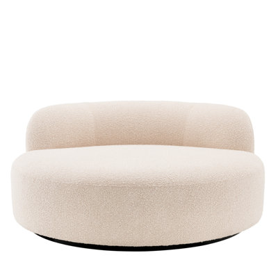 Bjorn 59.06'' Armless Curved Loveseat