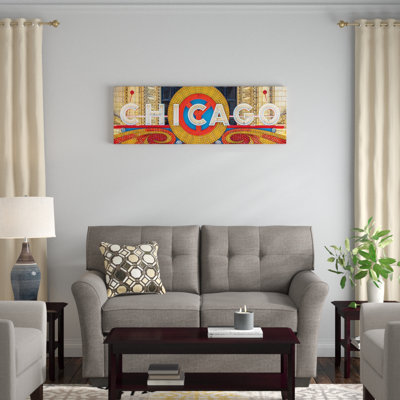 «Chicago Theatre Sign I» par Raymond Kunst - reproduction d'art sur toile