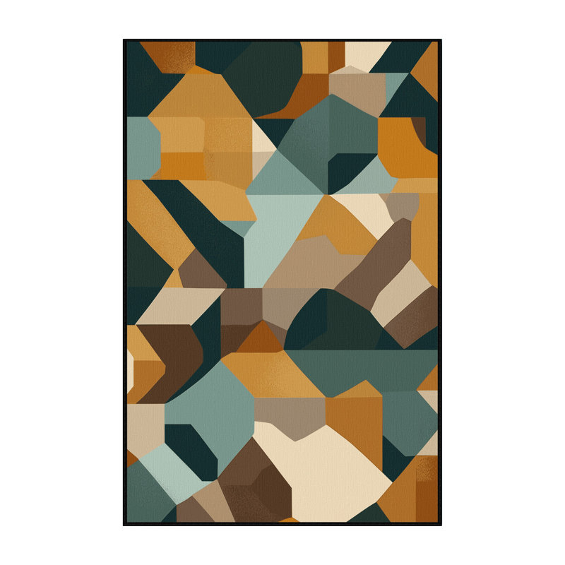 Cubic Plateaus Rug, Rectangle 8' x 10'