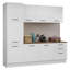  Armoire de rangement Garage L 94 po avec 8 portes à compartiments multiples et 3 tiroirs avec rangement modulaire