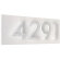 Floating 1-Line Lawn Address Sign