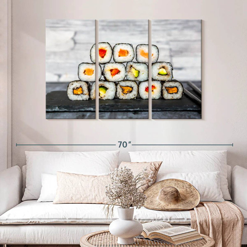 Tranches de sushi