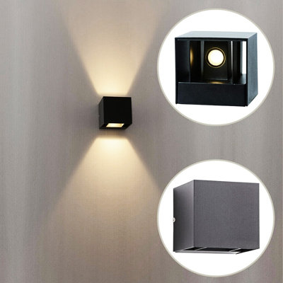 Sorrells Black 2 - Bulb 9cm H Integrated LED Outdoor Flush Mount