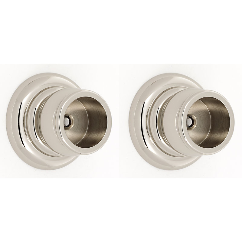 Shower Rod Bracket, Polished Nickel