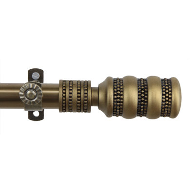 Parinaaz Adjustable Bay Window Single Curtain Rod