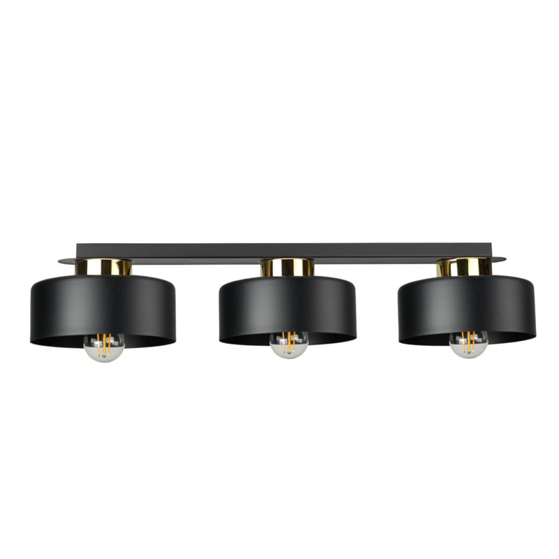 Flush Mount, Matte Black