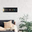 The Solar System 1 Piece Wrapped Canvas Panoramic Wall Art-732355015