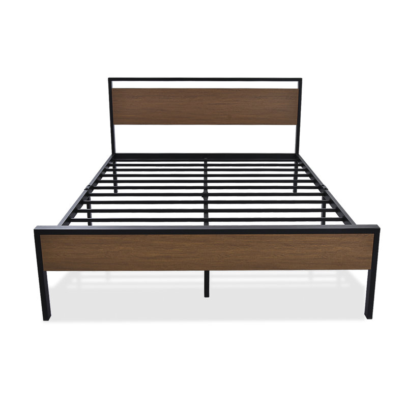 Lit plateforme Minas, Grand, Noir