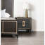 Table de chevet moderne espresso