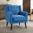 29" Wide Contemporary  Upholstered Tufted Armchair With Solid Wood Legs-2039374793