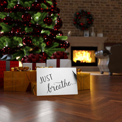 Just Breathe - Wrapped Canvas Print