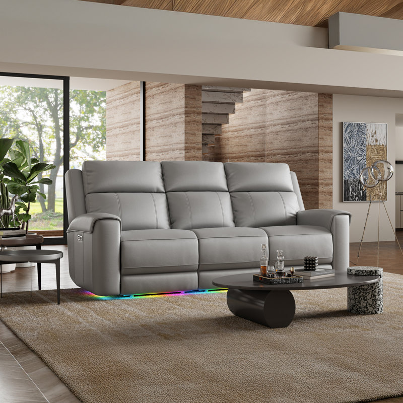 Canapé inclinable en cuir Harbour Immersive Audio