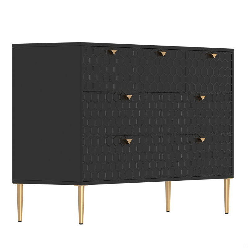 Armoire de rangement moderne à 7 tiroirs: organisateur en bois massif pour la chambre à coucher, le bureau et le vestibule - Design contemporain polyvalent