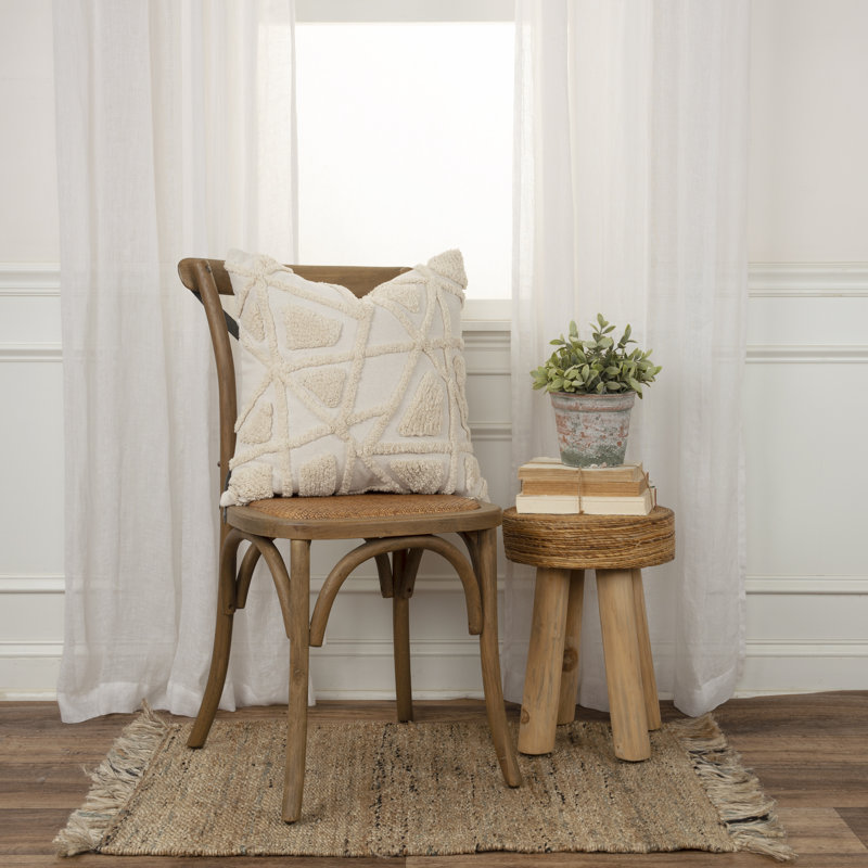  Square Throw Cushion, Natural