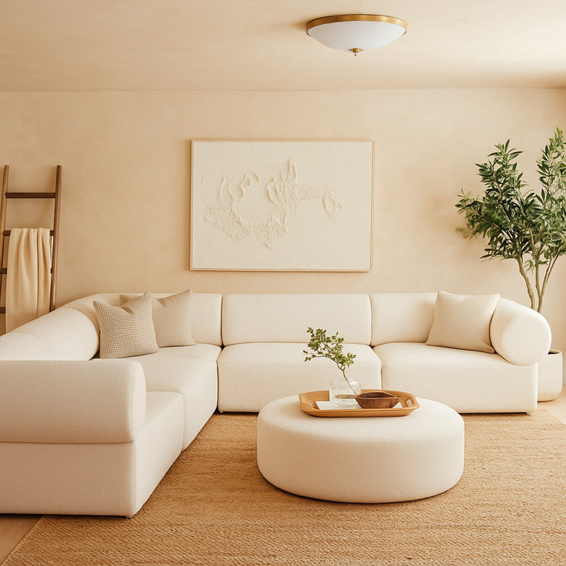 Benjara Zey Modular Sectional Sofa - Thumbnail 2
