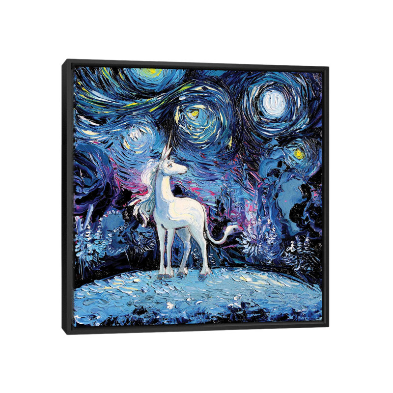 Reproduction d’art « Van Gogh never saw the Last » par aja Trèves, Pas de tapis, H 12 po x l 12 po x P 1,5 po