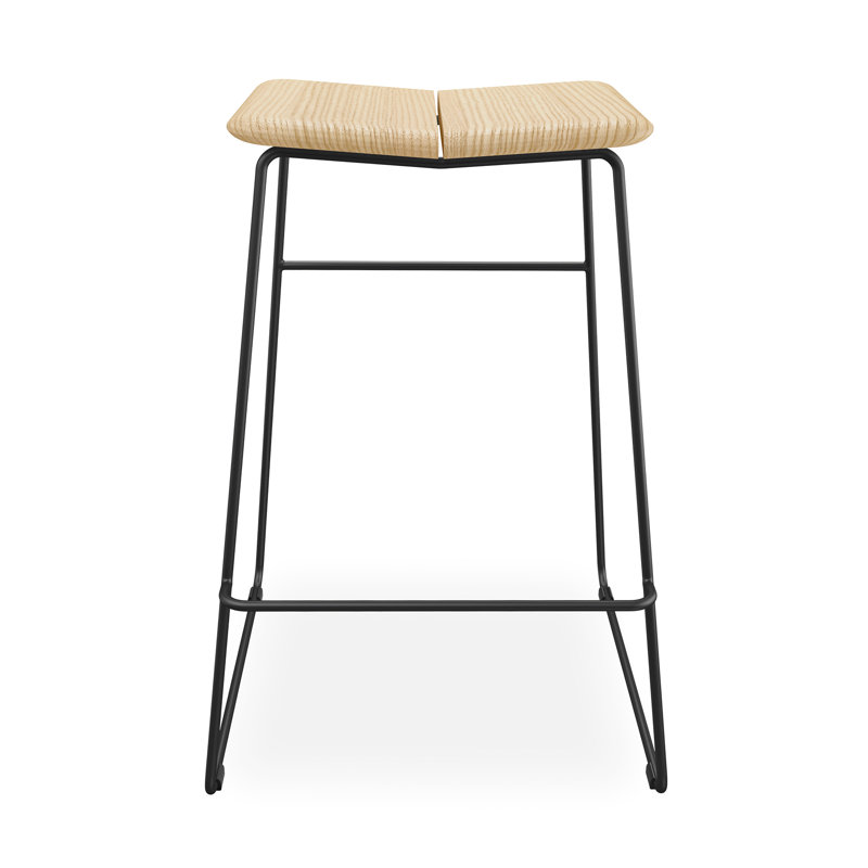 Aero Bar Stool & Counter Stool, Bar Stool (30" Seat Height), Black