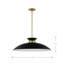 Luminaire suspendu en forme de dôme à 1 lumière Giles-520121428-520121426
