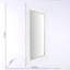 Miroir rectangulaire rustique en bois massif sculpté à la main de forme ondulée - 36 po x 72 po