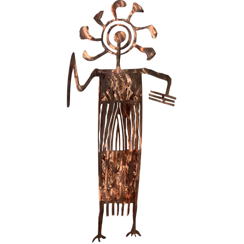 Art mural Meyerdirk Petroglyph Larry - cuivre, Cuivre