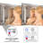 LED Aluminum Framed Wall Mounted Bathroom Vanity Mirror with Dual Front & Back LED Strip Lights-227276791