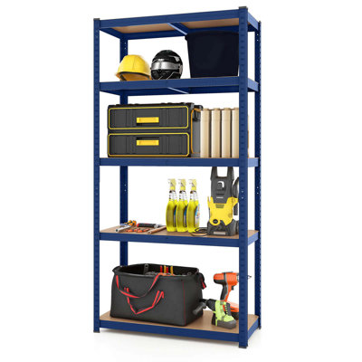 WFX Utility™ 5 Tier Adjustable Garage Shelving Unit With 2000 Lbs Max Load For Warehouse