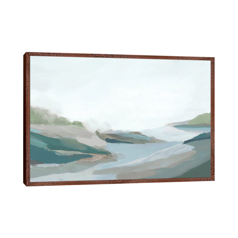 Return To Nature II by Isabelle Z - Painting on Canvas, 101.6 cm H x 66.04 cm W, Classic Brown Wood Framed