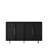 Modern Buffet Storage Black - Fluted Sideboard Home With Spacious Cabinet For Various Needs-1766836824