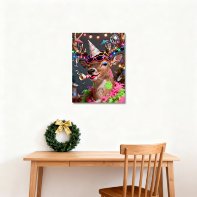 Art mural sur toile, fête des cerfs