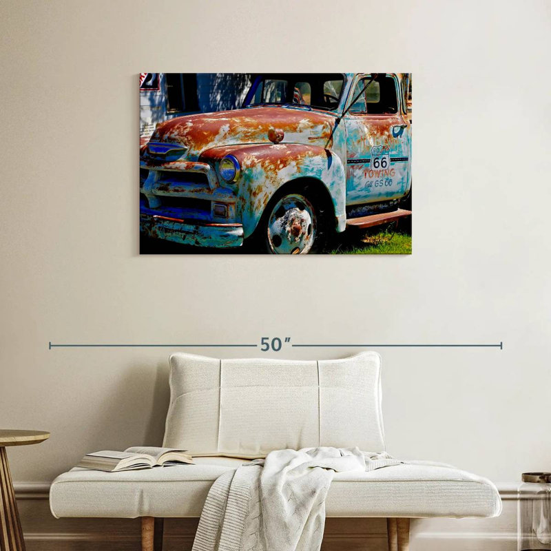 Mehar Route 66 Tow Truck, 24" H x 36" W