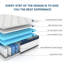 Matelas en mousse viscoélastique imprégnée de gel 10 po Alwyn Home Wetumka-161436332