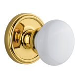 Grandeur Georgetown Rosette Double Dummy with Hyde Park Door Knob