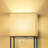 Bugarin 59" Bookcases with LED Light and Remote Control, 3 Color Temperature Column Floor Lamp