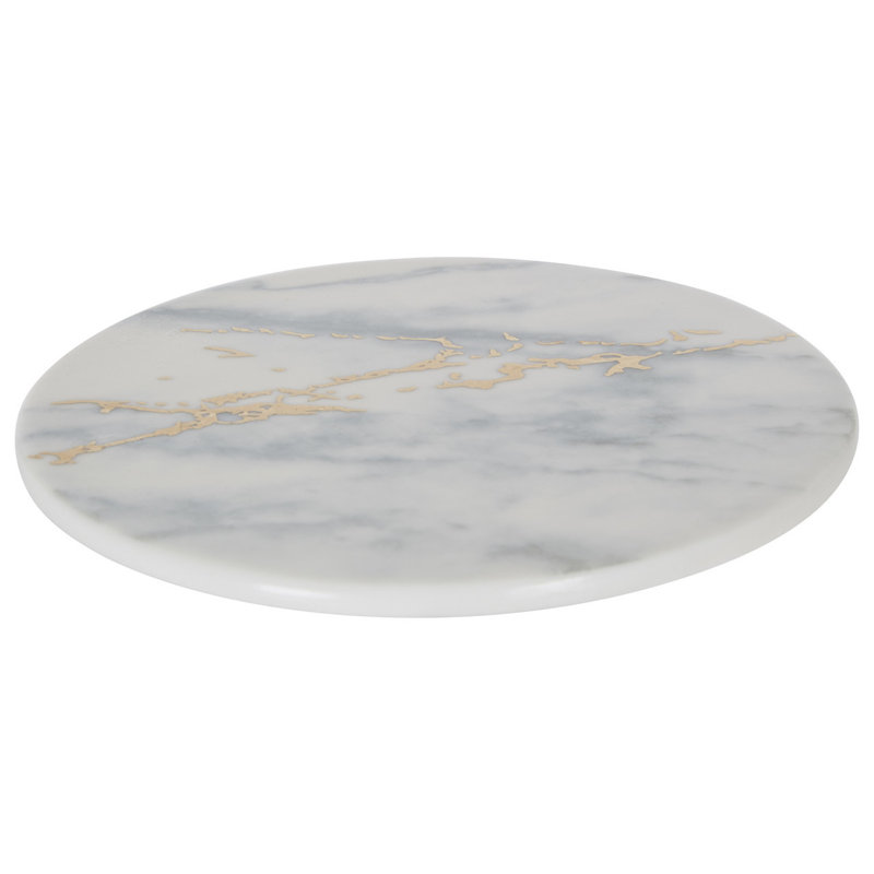 Marble Round 4 Piece Coaster Set