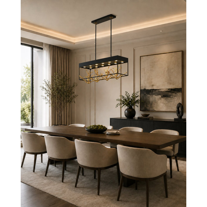 Luminaire suspendu moderne 12 lumières 