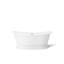 Artifacts® 66" x 33" Pedestal Soaking Cast Iron Bathtub-1789871441
